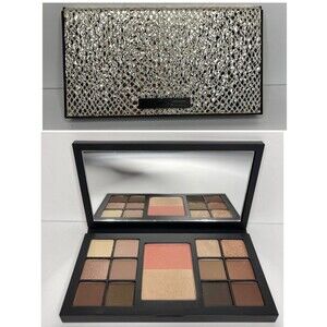 MAC Warm Palette EYE AND FACE PALETTE 12 Eyeshadows 2 Powder Blush NWOB Travel